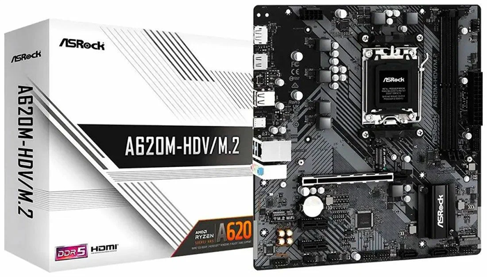 Материнская плата ASRock A620M-HDV/M.2+ 00461