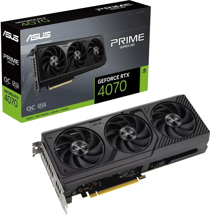 Видеокарта ASUS PRIME GeForce RTX 4070 OC Edition 12GB (3x) 00517