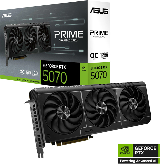 Видеокарта ASUS PRIME GeForce RTX 5070 OC Edition 12GB (3x) 00513