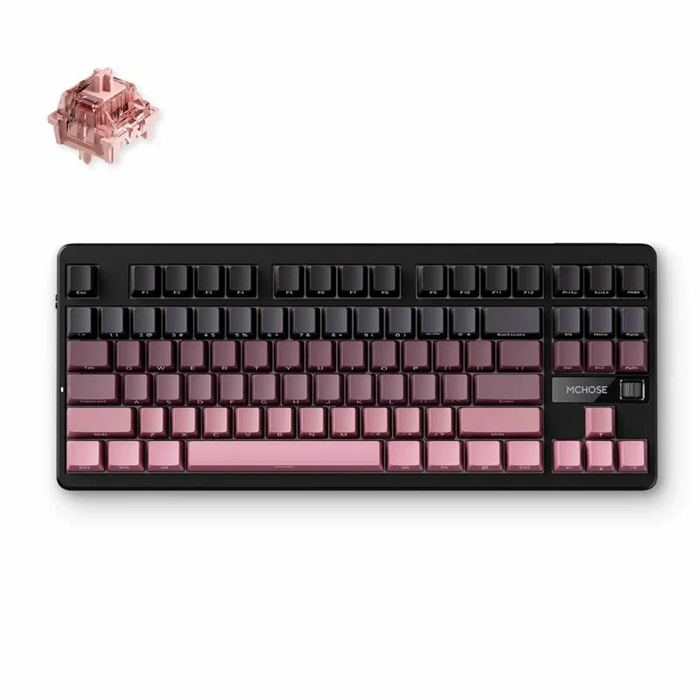 Клавиатура MCHOSE G87 Blackberry Pink Quick (MC-G87-14) 00469