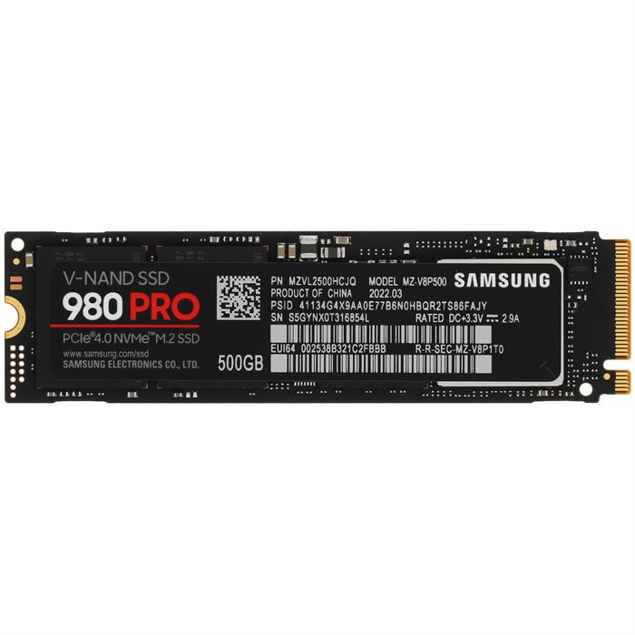 SSD M.2 NVMe накопитель Samsung 980 PRO 500GB 00481