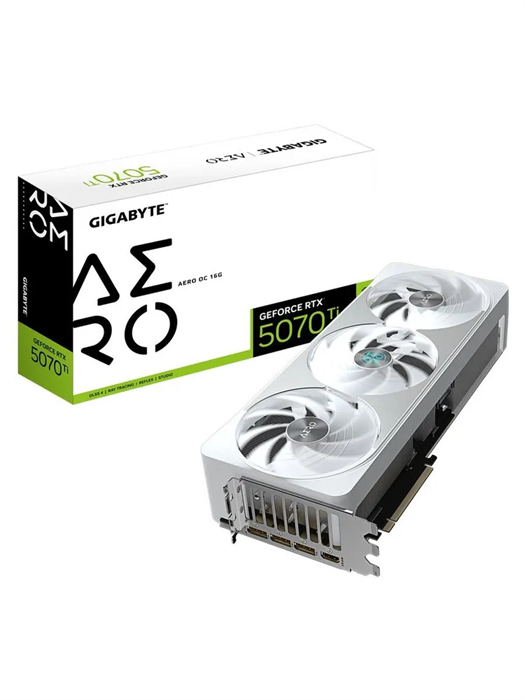 Видеокарта GIGABYTE GeForce RTX 5070 Ti AERO OC 16GB (3x) 00419